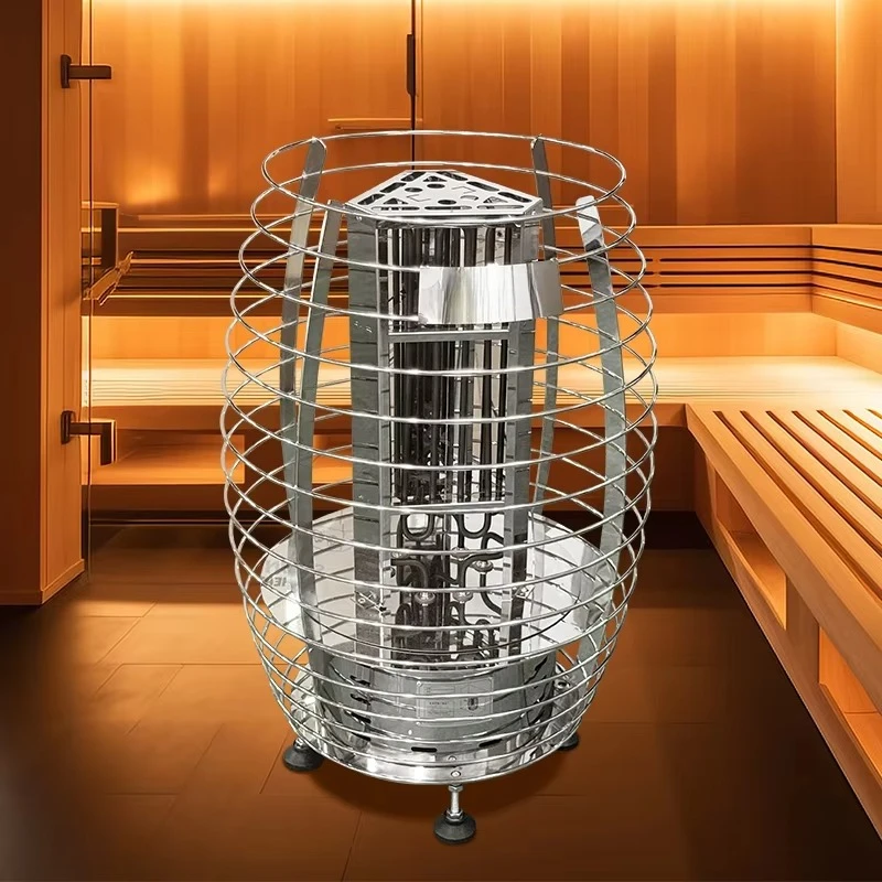 Stainless Steel Electric Sauna Heater, Traditional Dry Sauna Stove for Outdoor Use