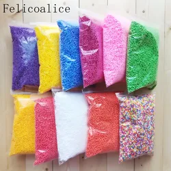 15g 2.5-3.5mm Mini Colorful Round Foam Balls Crystal Bottle Decoration Pillow/Sofa Filler Styrofoam Balls Colored Foam Balls