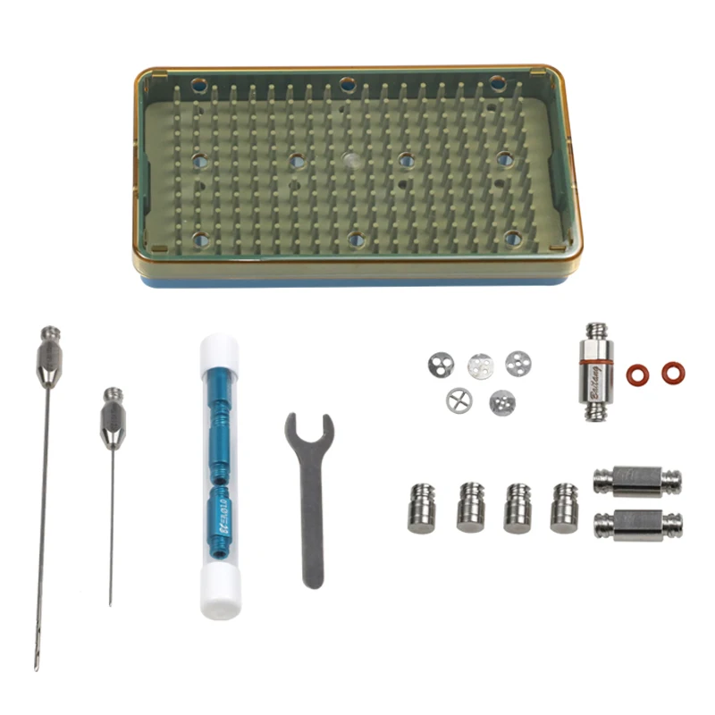 

Liposuction Cannula Set Fat Transplantation Kit with/without Disinfection Box Liposuction Instrument Beauty Plastic Tools