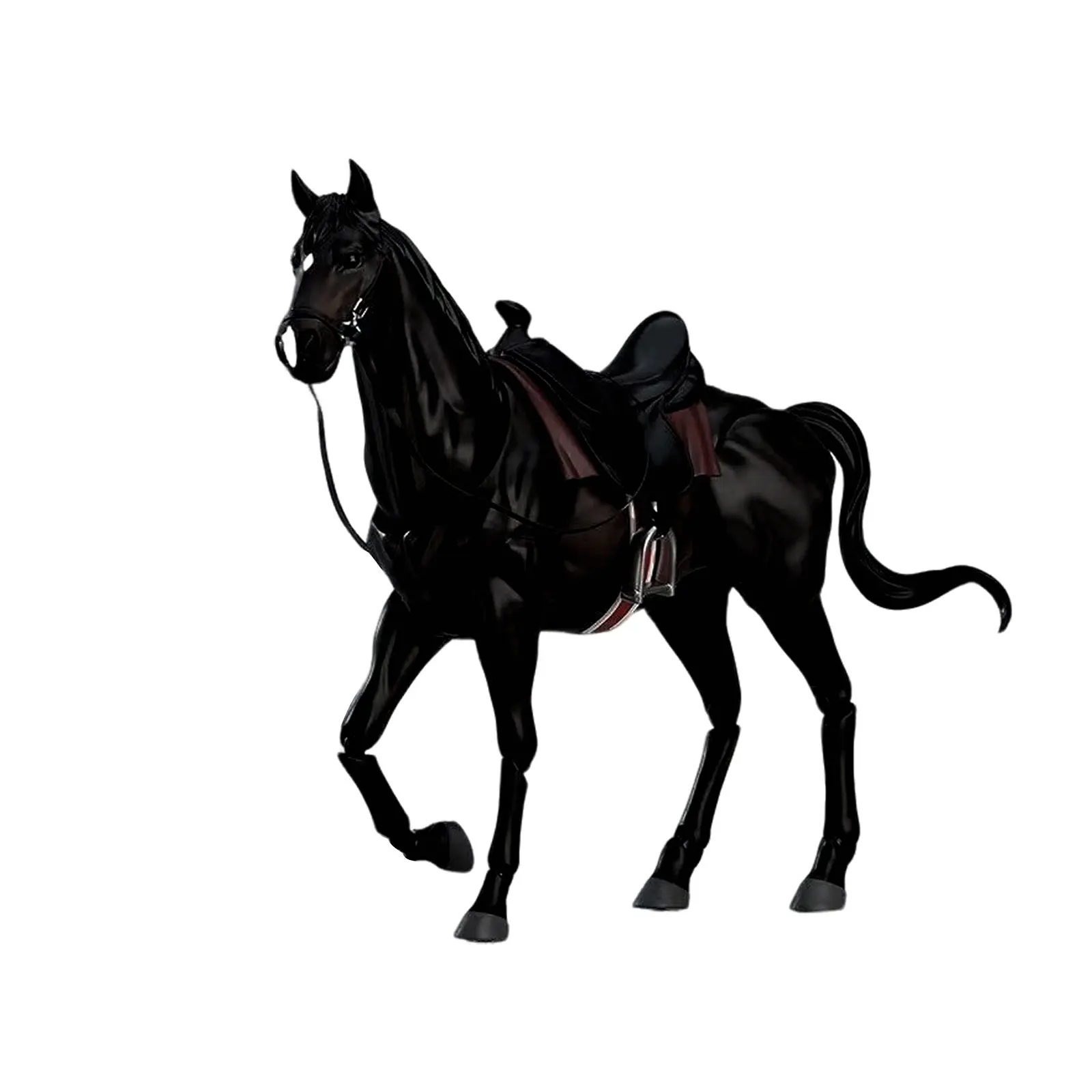 

1/12 Scale Collectible Action Figures Horse Model Set, Movable Joint Soldier Action Figure, Desktop Collection Model Home Decor