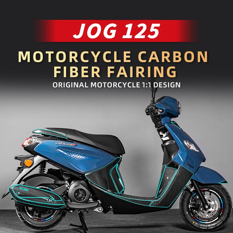 Für Yamaha Jog Motorrad Kohle faser Verkleidung Aufkleber Kits von Fahrrad zubehör Dekoration Schutz Aufkleber Aufkleber