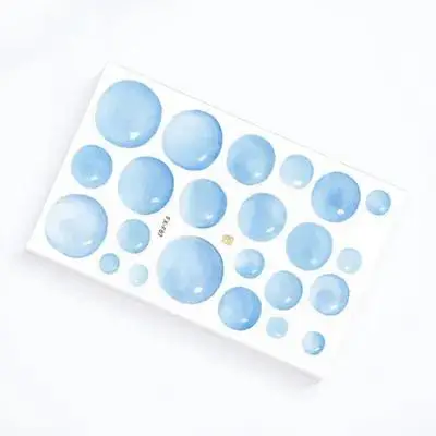 1pc Wall Sticker Bubbles Pattern Self-Adhesive Removable Peel Stick Decal For Living Room Bedroom Playroom Home Decor