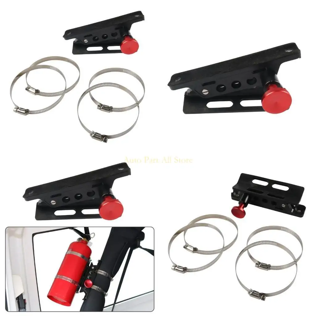 

J0MA Adjustable Extinguishers Support for Motorcycle Utility Vehicles ATV UTV Bracket Holder Secure Hold Quick Release