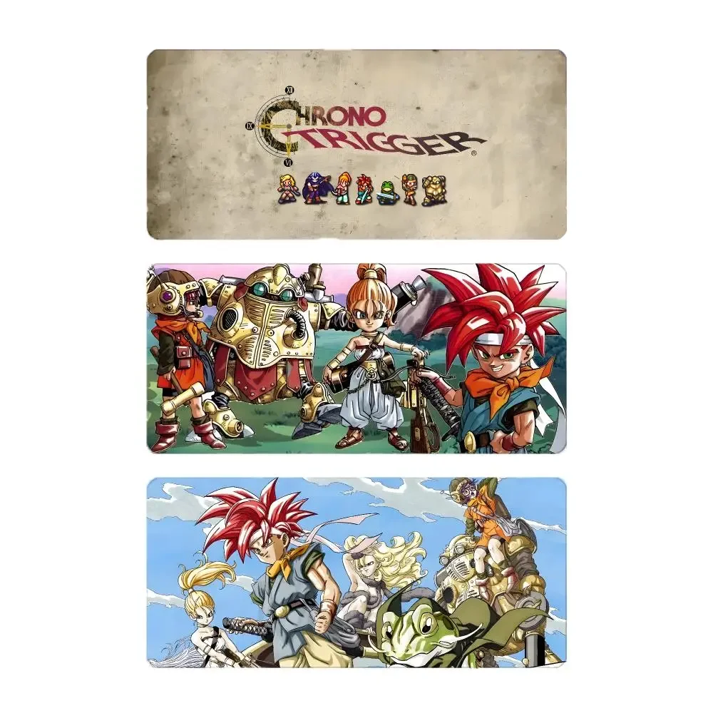 Game Rpg Chrono Trigger Mouse Pad Large Gaming Mousepad with Stitched Edges Thickened Desk Mat PC