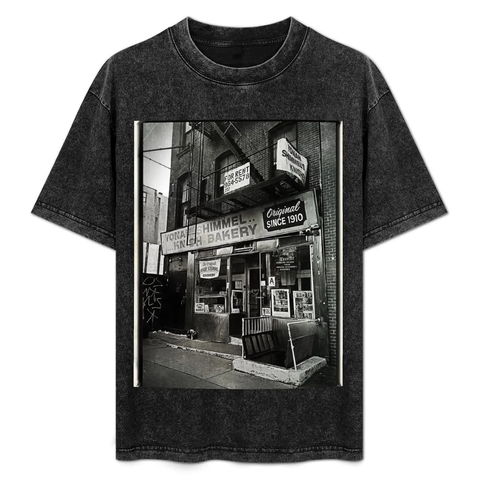 Yonah Shimmel Knish Bakery T-Shirt custom shirt plus size clothes boys whites vintage t shirt men