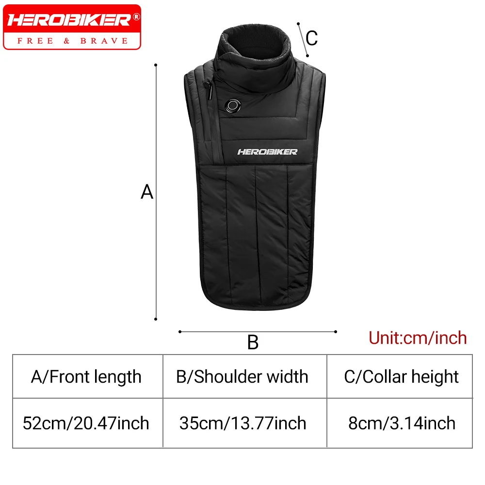 Motorbike Neck Warmer Windproof Winter Neck Chest Warm Waterproof Outdoor Activities Cold Proof Heating Neck Snow Riding Warm