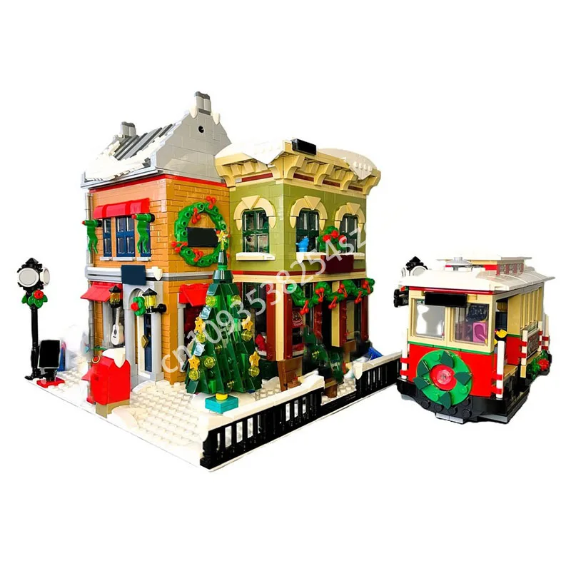

2534pcs MOC Holiday Main St Building Blocks STEM Assemble STEAM Learning Hands-on ability up Christmas toy Gift