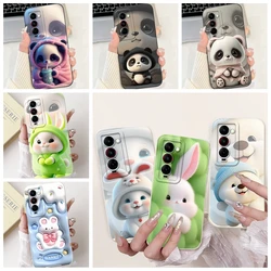 For Tecno Camon 18 18i 18t 18 Premier Case Camon 18 P Phone Cases Lovely Cartoon Luxury Flower Painting Cover Soft Silicone Etui