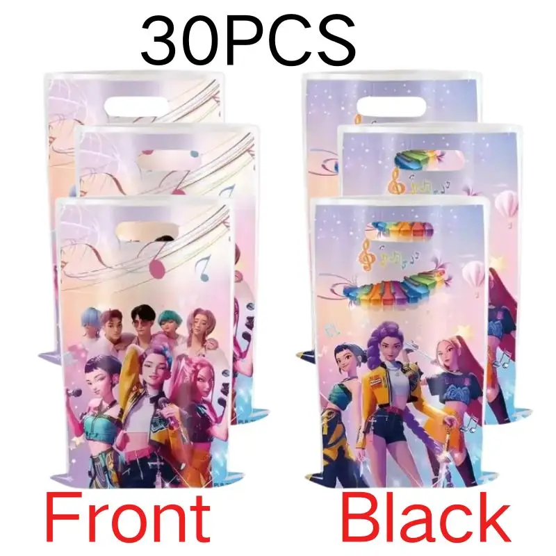 10/20/30PCS K bop Damon Hunter Snoep Zakken Gift Thema Party Gift Bags Verjaardagsfeestje Decoratie Organiseren Levert Geschenken