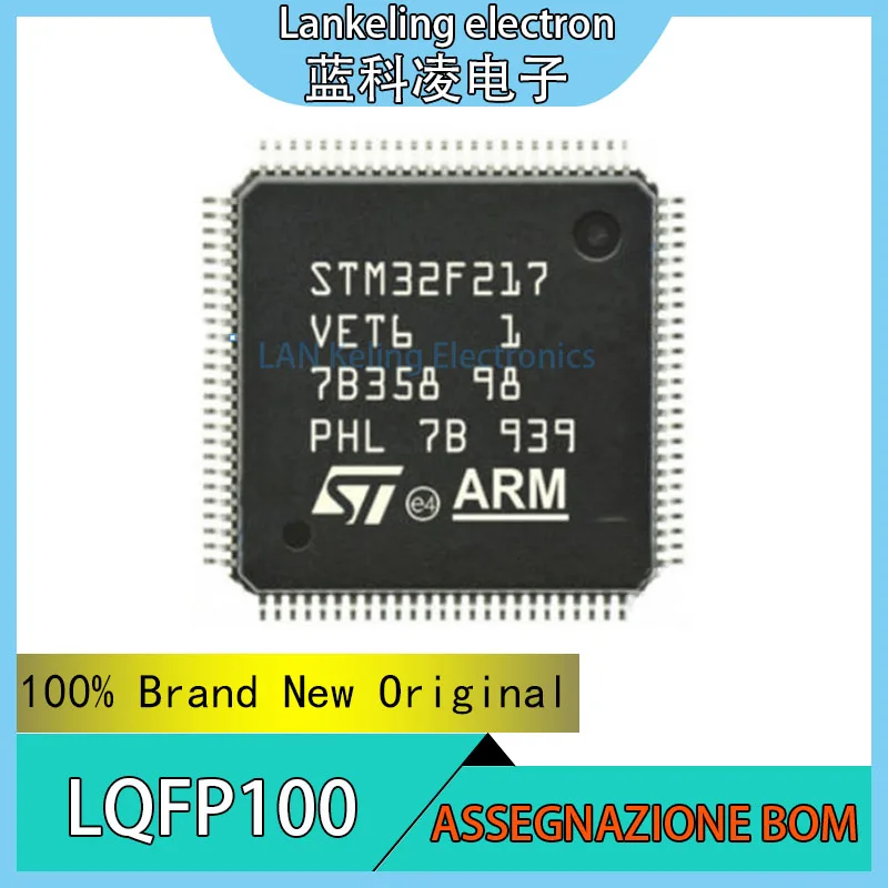 

STM32F217VET6 STM STM32F STM32F217 STM32F217VE STM32F217VET 100% Brand New Original MCU LQFP-100 IC chip