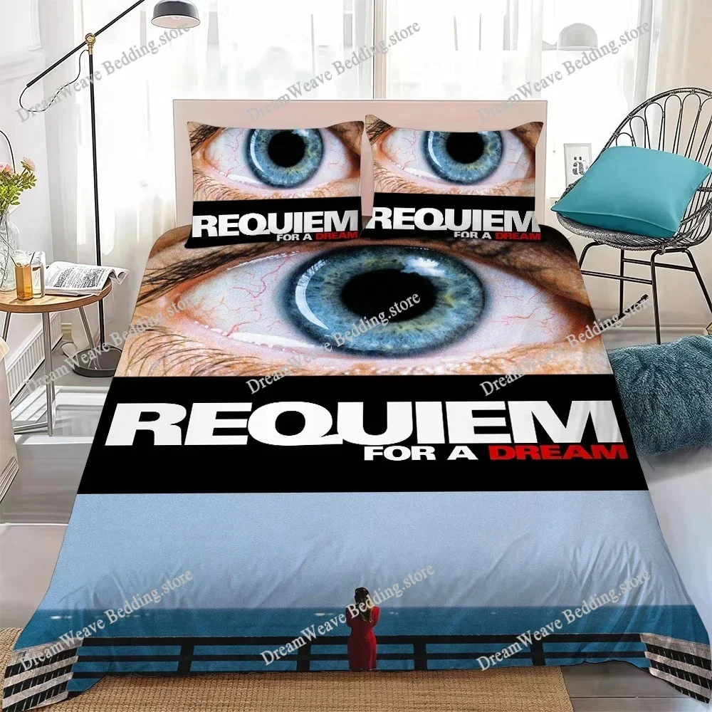 Requiem for a Dream Duvet Cover Set Home Style Bedding Soft Laundry Cotton Bed Student Dormitory Gift
