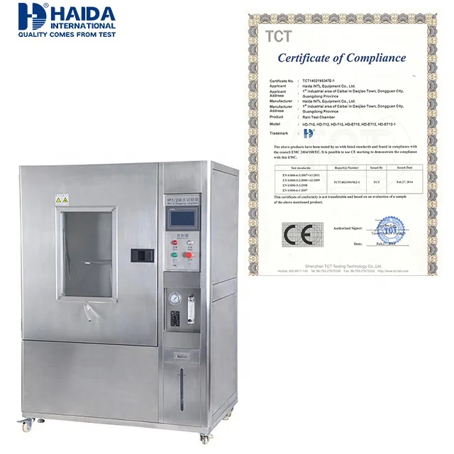 IPX1 & IPX2 Water Drip Test Chamber Automatic Environmental Rainfall Chamber For Waterproof Testing For Electronic test