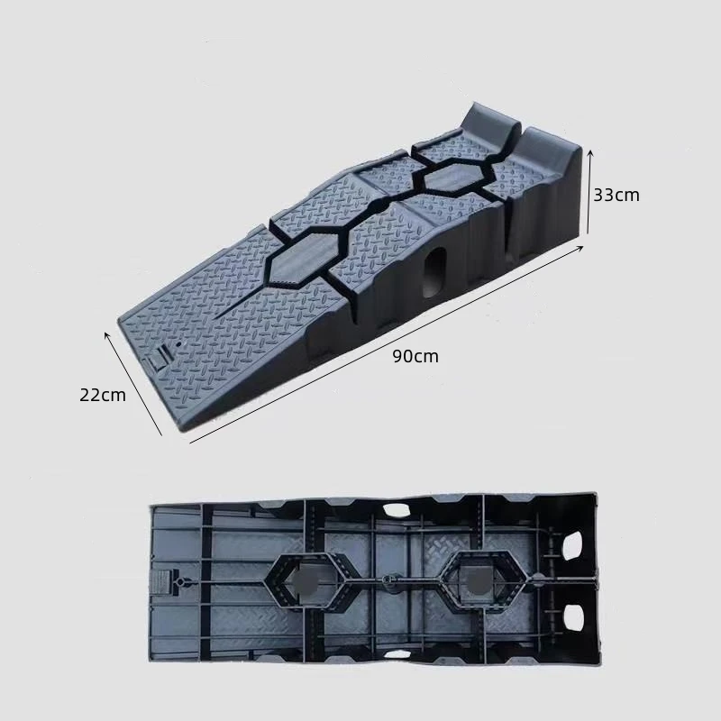 

Car Maintenance Ramp Plastic Material Cars Trucks Universal 3 T Load-bearing Maintenance Repair Car Ramps