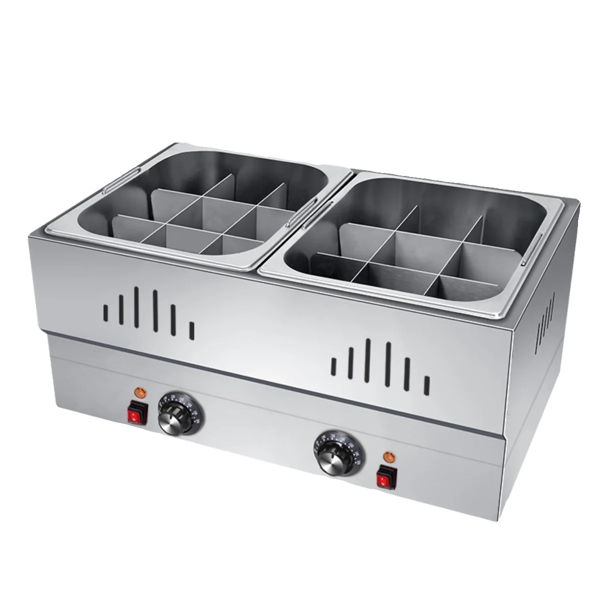 

Electric stainless steel Oden cooking machine, commercial stall fish egg Malatang equipment, special for string incense