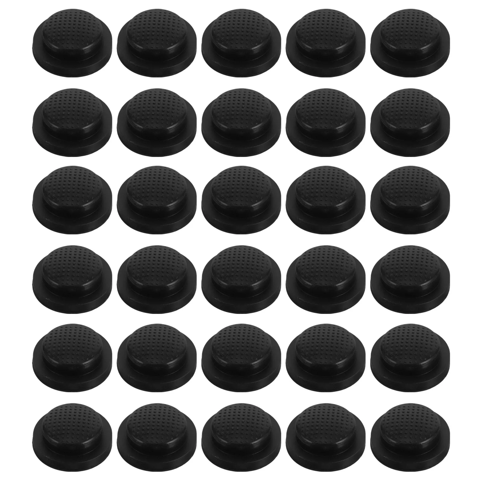 30Pcs Flashlight Accessories Waterproof Rubber Switch Caps Outdoor Use Soft Button Covers Compatible Models Power Button End Cap