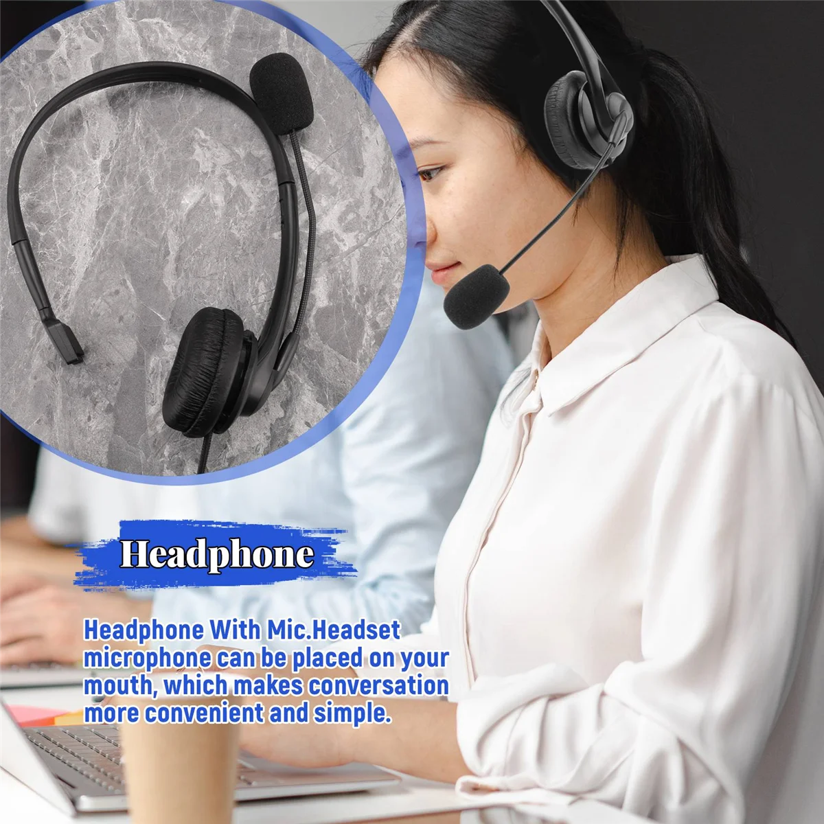 2 PIN PTT Mic Headphone Headset for UV5R 5R/888S