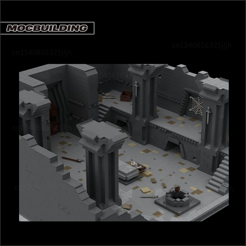 UCS 반지 유명한 무덤 세트 MOC 빌딩 블록 크리 에이 티브 디스플레이 모델 기술 벽돌 DIY 조립 컬렉션 장난감 크리스마스 선물