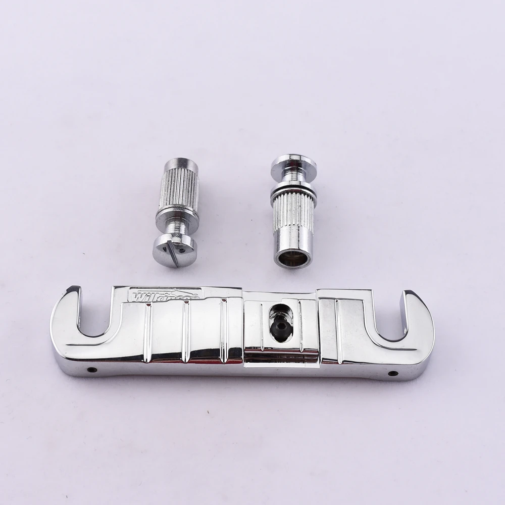 1 Set Wilkinson GTB Wraparound Bridge Tailpiece Electric Guitar Stop Tail  ( Zinc Diecast , Not Aluminum ) - Made in Korea