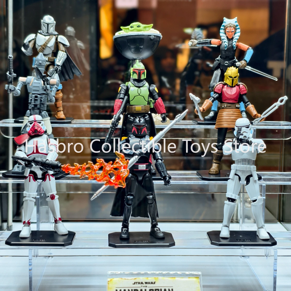 Blokees حرب النجوم صندوق أعمى إصدار النجوم 01 Mandalorian Moff Gideon Stormtrooper عمل الشكل التجمع نموذج اللعب هدية