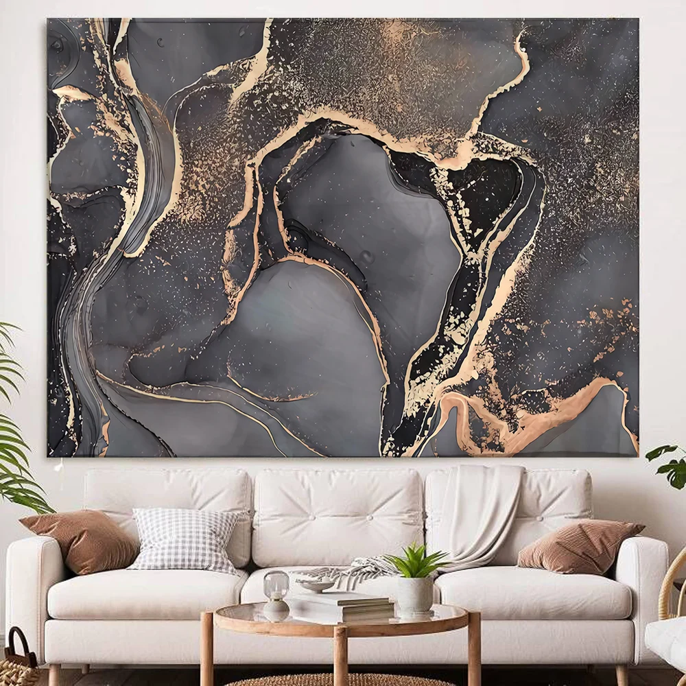 Marble Textured Living Room Large Tapestry Bedroom Aesthetic Wall Tapestry Simple Style for Home Decoration Women Children Gifts