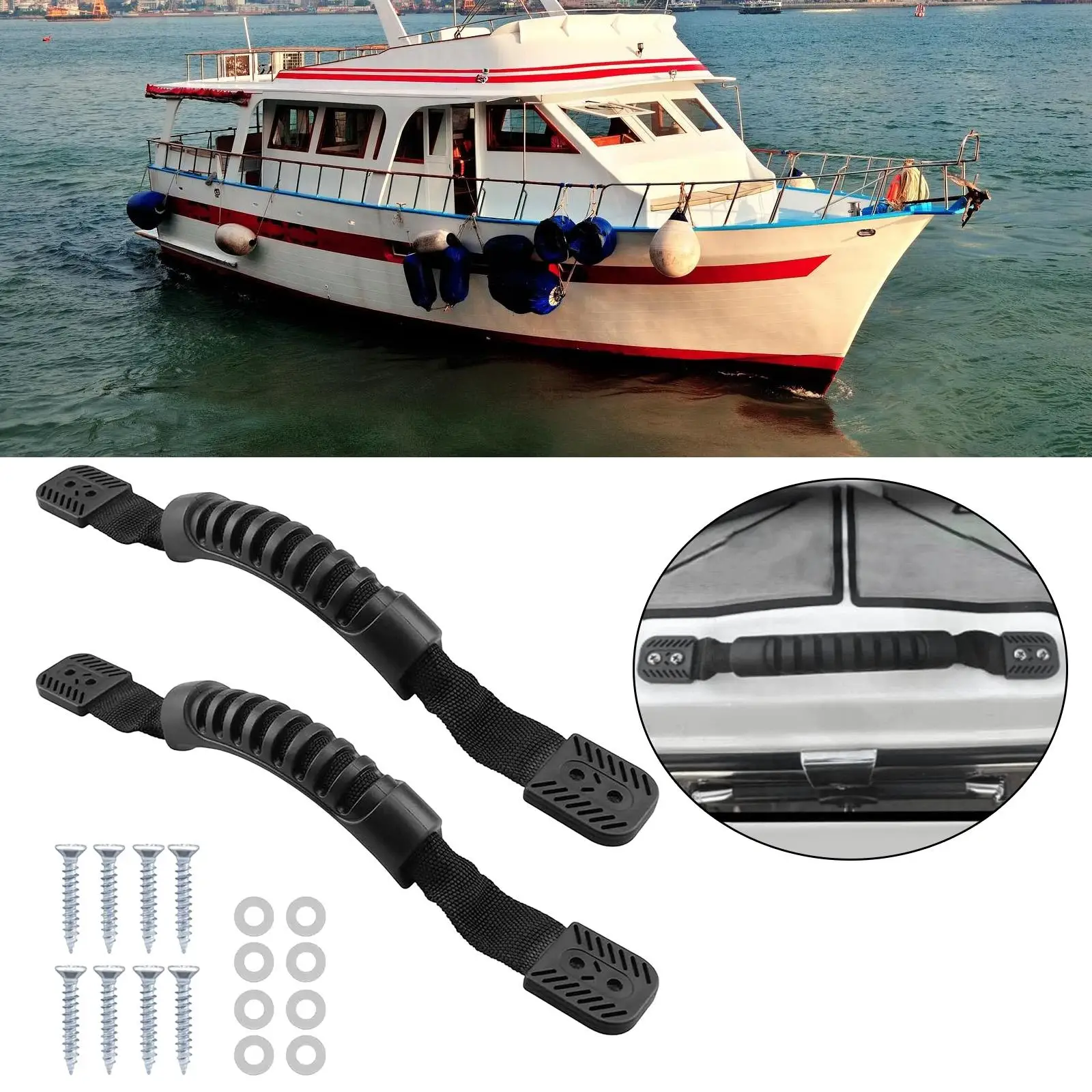 2x F1c-u1552-00-00 مجموعة مقابض مقبض الزورق البديلة المريحة #1