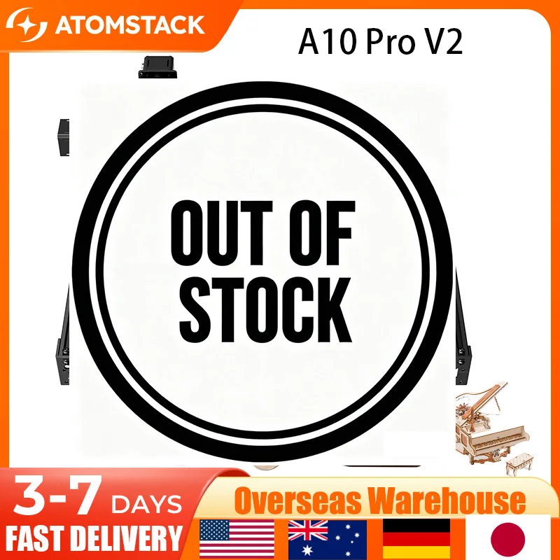 ATOMSTACK New A10 Pro V2 10W Laser 0.01mm High Precision Engraving Cutting Machine Metal Wood Leather CNC Cutter Engraver