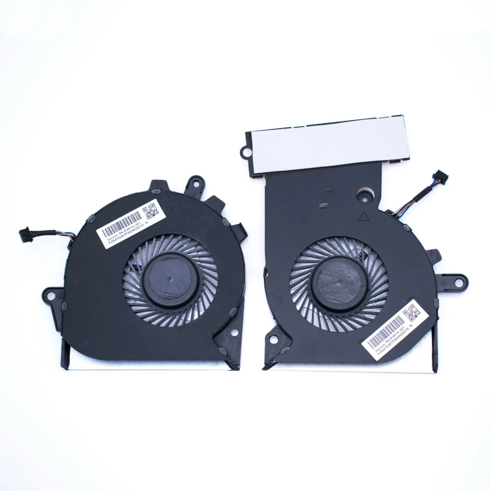 FOR HP Omen 15-CE CPU + GPU Cooling Fan Set 929455-001 929456-001 4 Pin