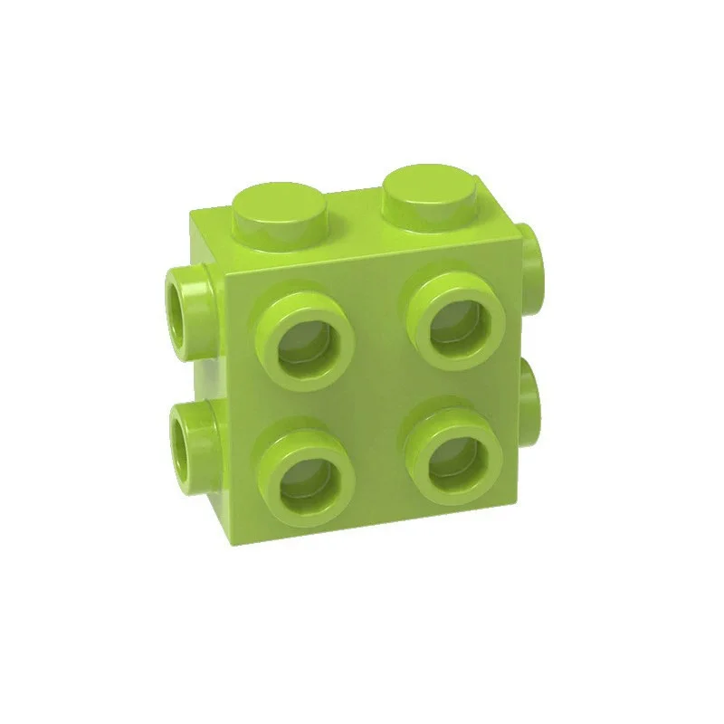 50 Stück 67329 Modifizierter 1x2x1 Baustein-Bausatz 2/3 mit Noppen an den Seiten, Partikel-Idee, Lehrreiches Spielzeug, Geburtstagsgeschenk für Kinder – Detail 15