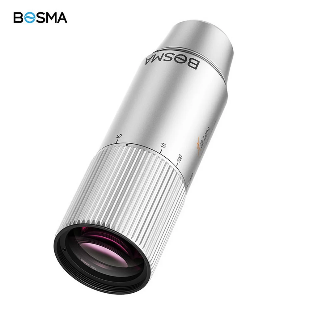 

BOSMA x32 Lens 10x Mobile Phone Telephoto Zoom HD Large Aperture ED Lens Monocular Telescope 10x32 Flat-Field Wide Angle