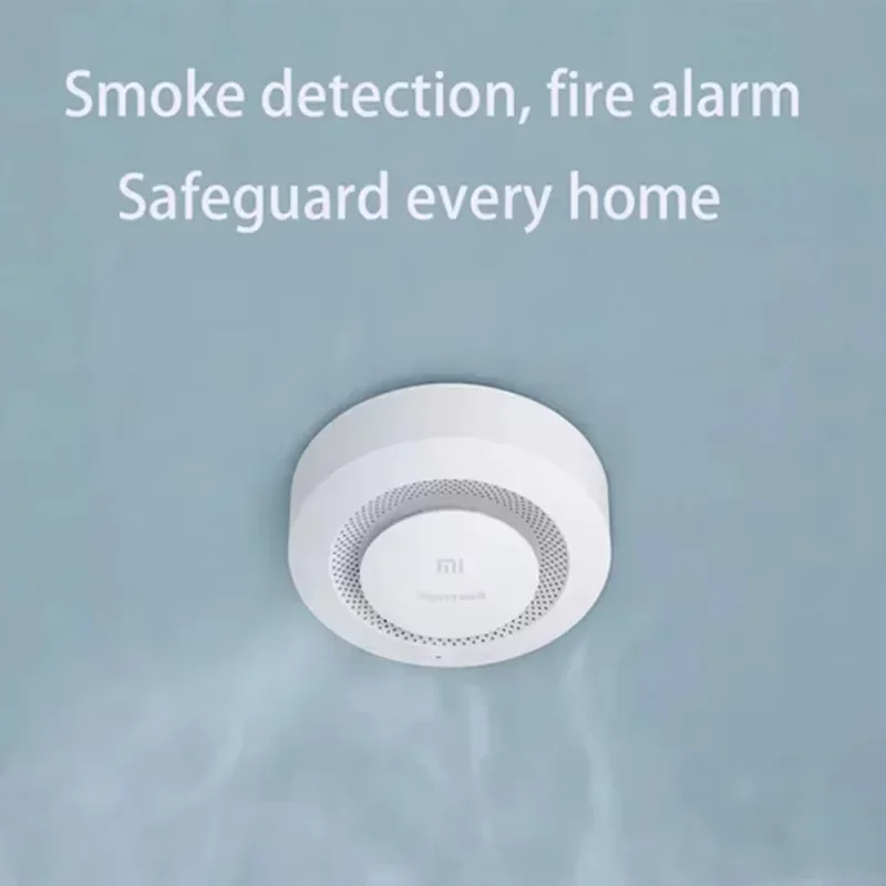 Xiaomi Smoke Detector 2 Honeywell Sensor Fire Audible Visual Alarm Bluetooth Mesh Gateway Smart Linkage Work For Mihome App