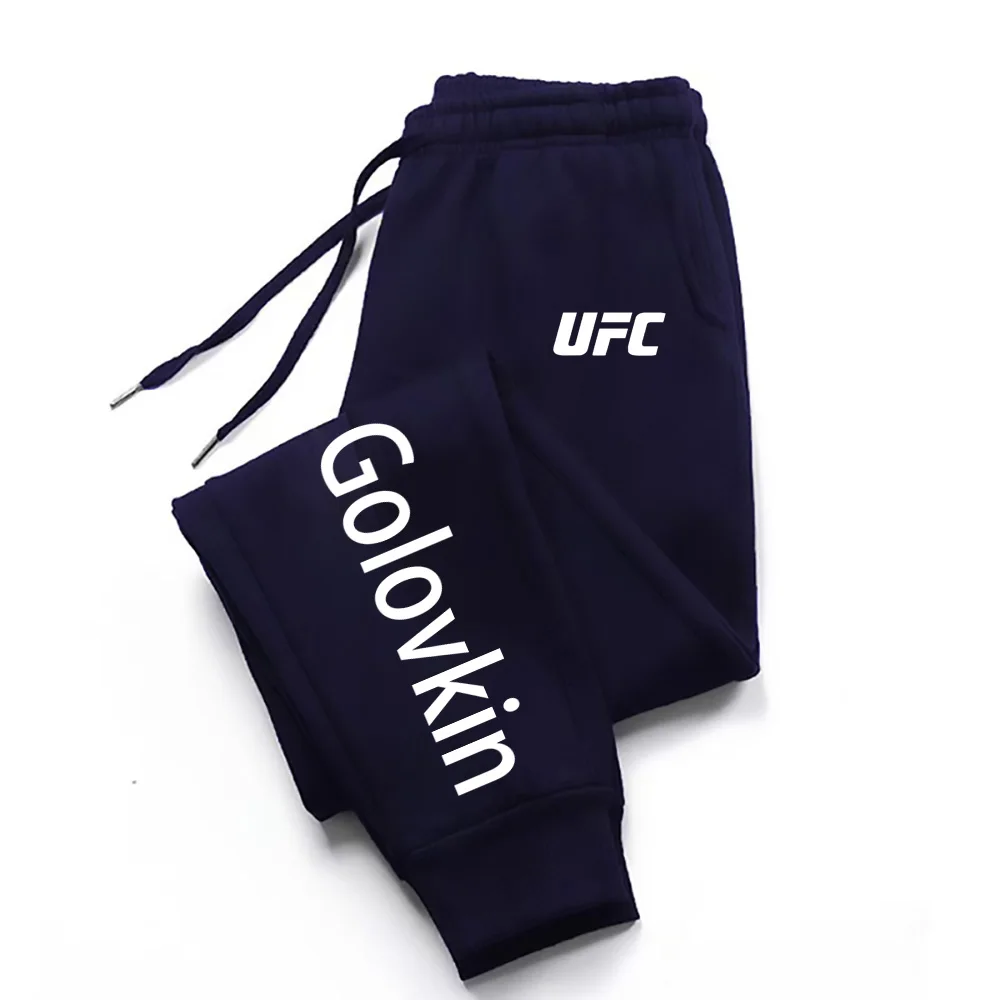 UFC ボクシング コラボレーション フロイド メイウェザー ファッション オスカー デ ラ ホヤ スポーツ パンツ ゴロフキン メンズ ティムツー ランニング フィットネス パンツ