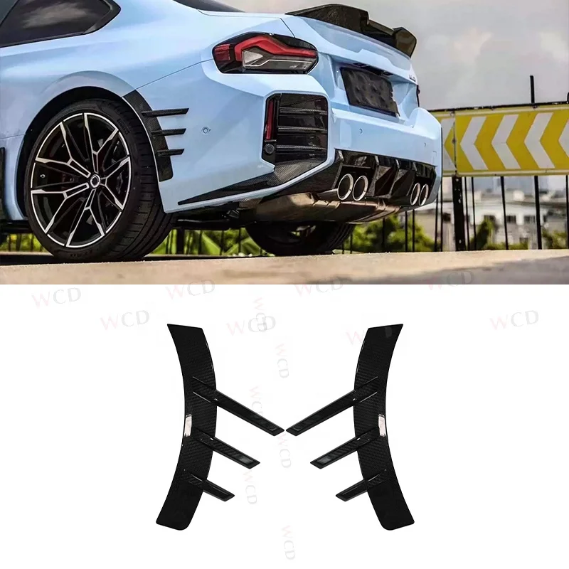 Dry Carbon Fiber M2 G87 Front Fender Arch Trim for BMW G87 M2 Coupe 2-Door 2023 Car Model