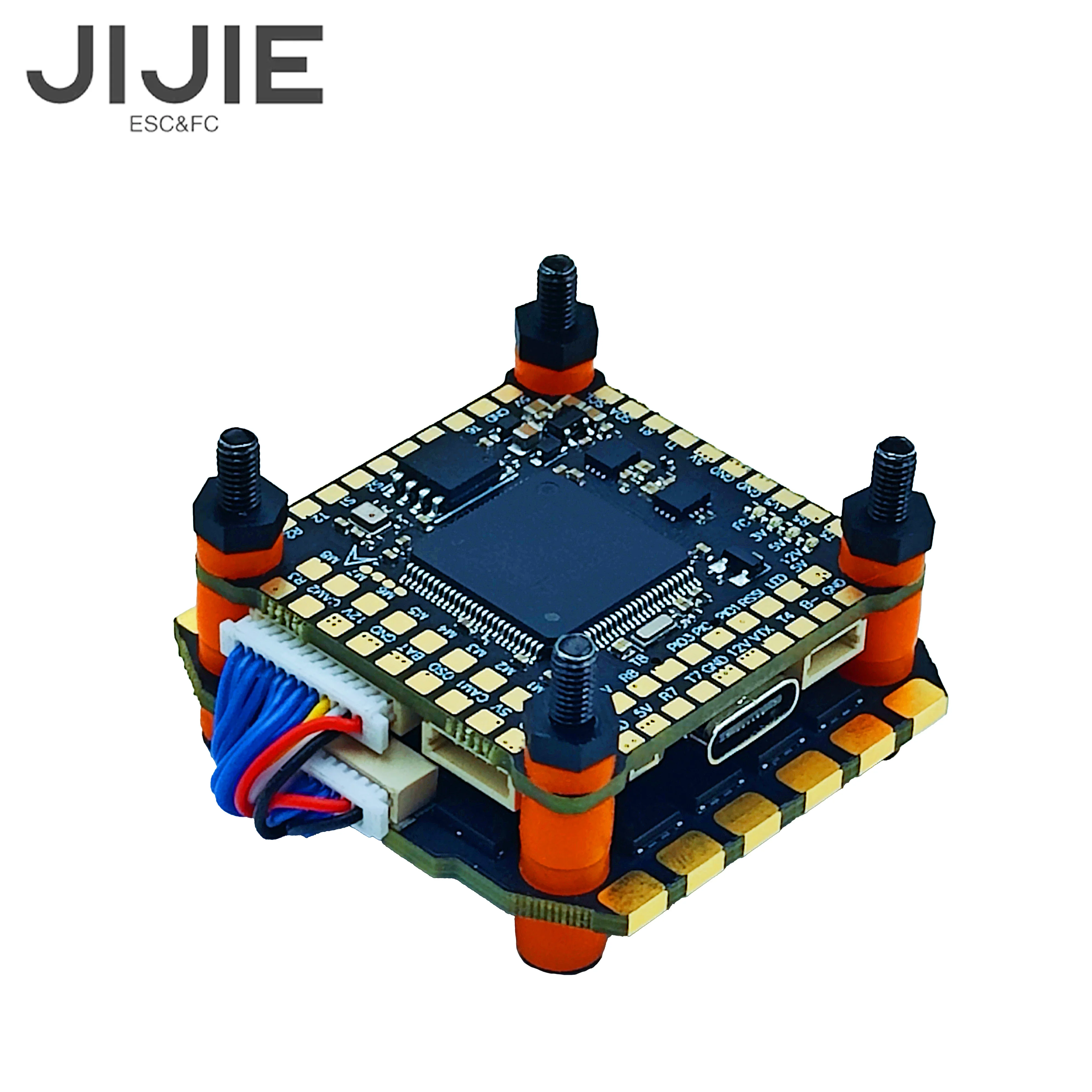 JIJIE FPV الأصلي H7 H743 FC وحدة تحكم الطيران كومة 3-8s 70A 60A 55A 4in1 فرش ESC ل DJI RC طائرة بدون طيار FPV لتقوم بها بنفسك أجزاء