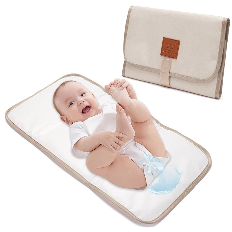 Portable Changing Pad Foldable Baby Diaper Changing Pad Waterproof Nappy Changing Mat Durable Oxford Travel Diaper Change Sheet