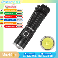 Wurkkos TS22 High Power LED Flashlight 4500LM EDC Rechargeable Lamp 21700 XHP70 IP68 Camping Lantern Power Bank with Magnet Tail