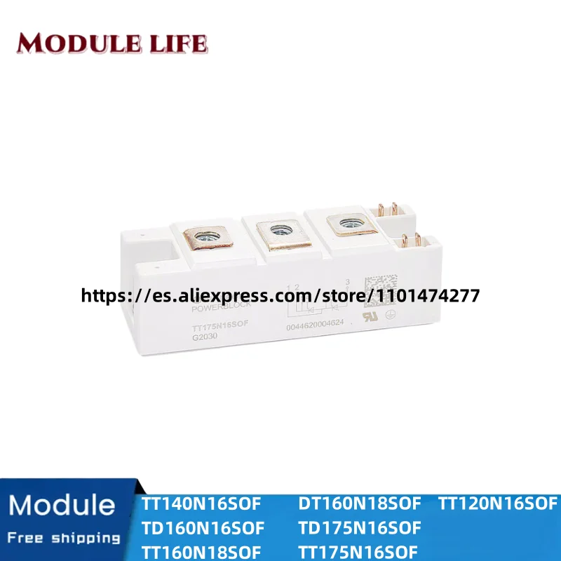 

TT140N16SOF TD160N16SOF TT160N18SOF DT160N18SOF TD175N16SOF TT175N16SOF TT120N16SOF Novel IGBT modules