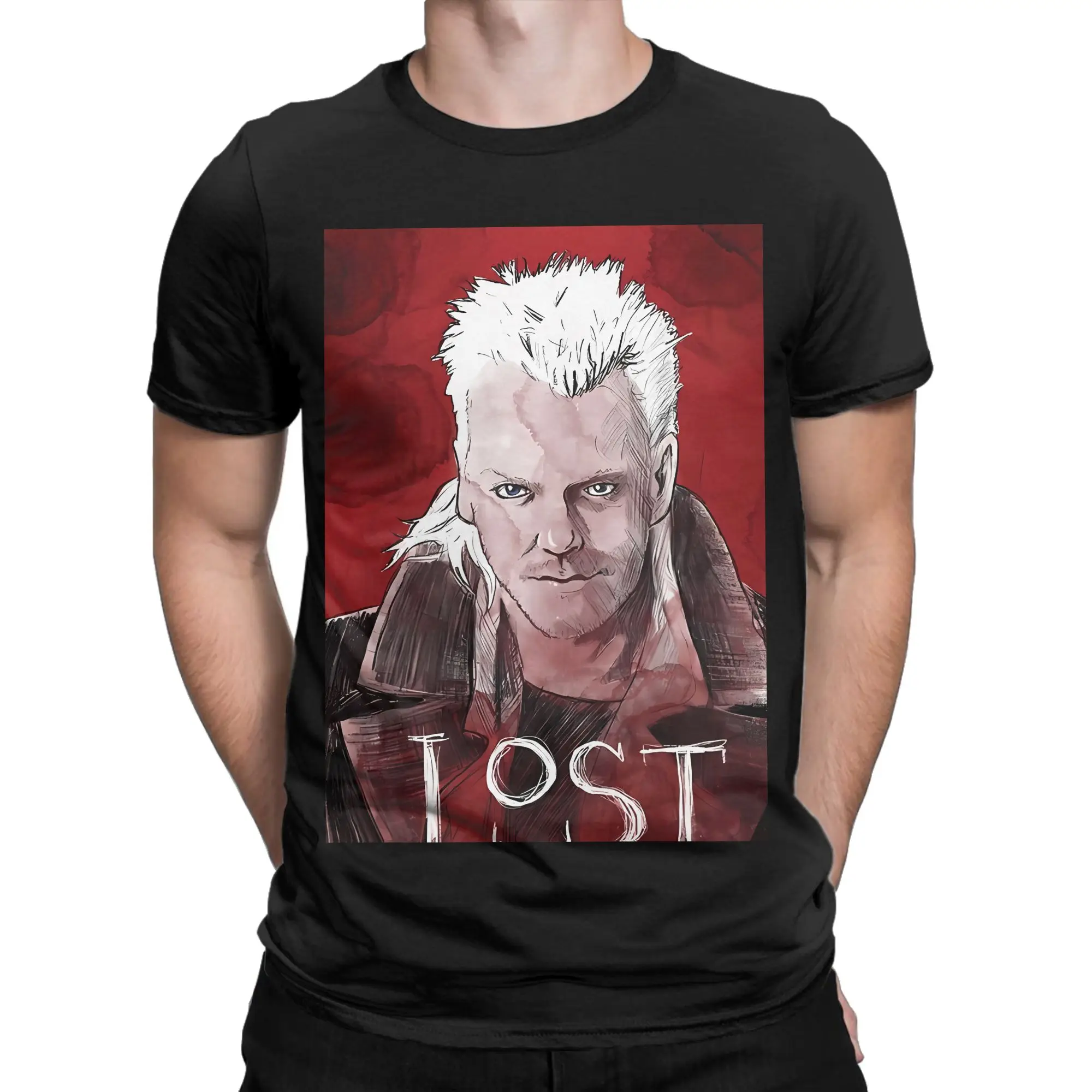 Kiefer Sutherland As David From tThe Lost Boys Novelty 100% Cotton T-Shirt tThe Lost Boys Tops Tees For Men