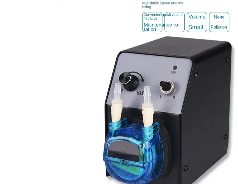 adjustable speed reversible peristaltic pump