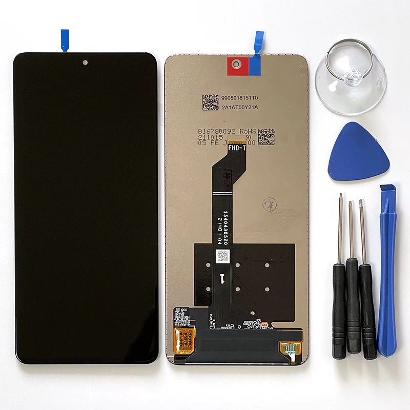 Imagem -03 - Tela de Exibição Lcd Original para Huawei Painel de Toque Digitalizador Moldura Lcd Nova se 9se 5g Honra 50 se Jlh-an00 678