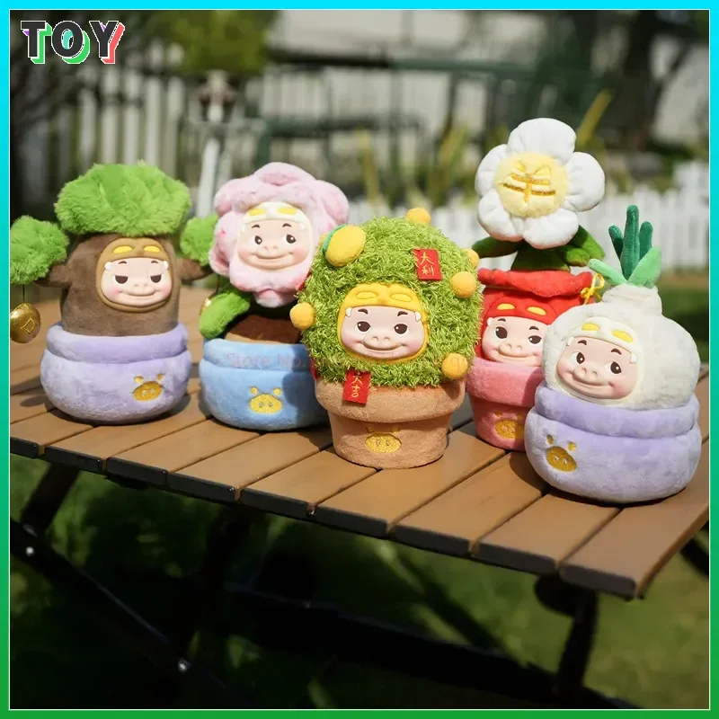 

Подлинная серия Gg Bond Plant в горшках, слепая коробка, игрушки, забавные плюшевые дизайнерские фигурки, брелки, подвески, модные подарки на Хэллоуин