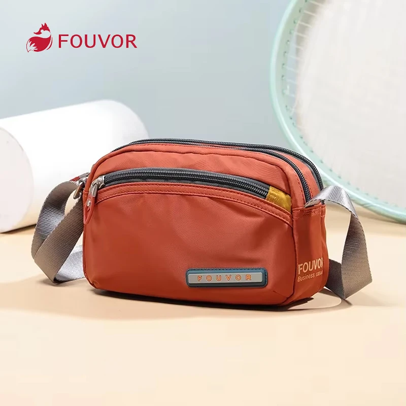 Fouvor damska torba na ramię Trend 2025 nylonowa mała torba typu Crossbody moda sportowa wodoodporna wysokiej klasy torby listonoszki damskie 2587-19 — zdjęcie 4