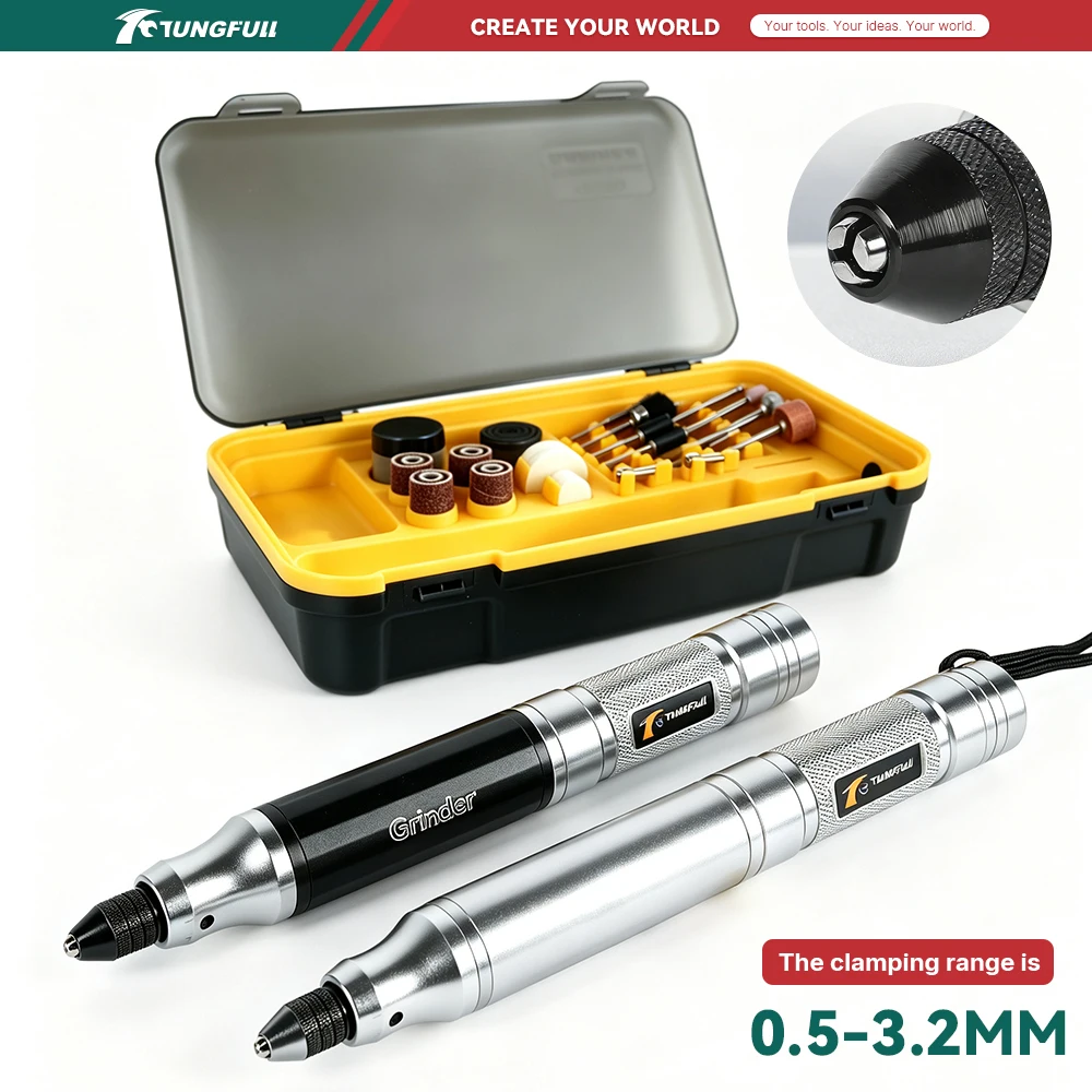 TUNGFULL Cordless Rotary Tool Rechargeable Lithium Mini Engraving Pen for  Jewelry Wood Carving Polishing DIY Accessories Kit