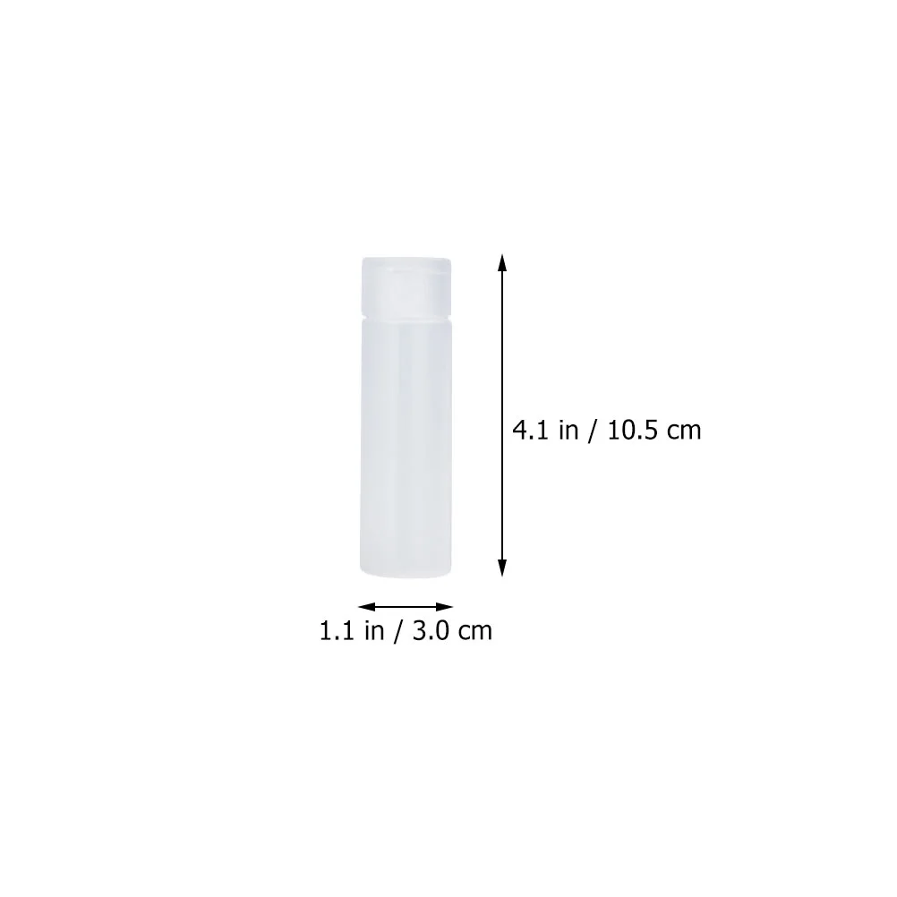 플립 탑 스퀴즈 병 리필 가능한 빈 필터, 플라스틱 크리에이티브 스토리지 화장품, 여행용 샴푸, 내구성 병, 10 개