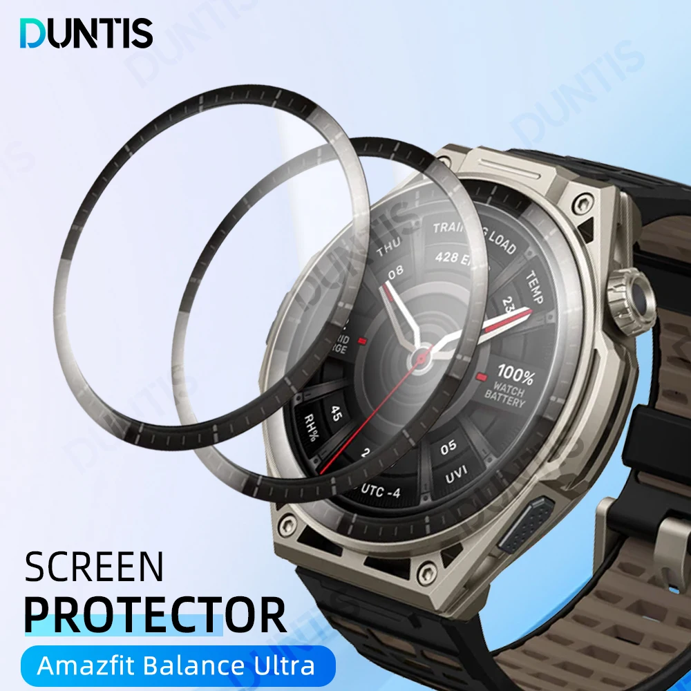 Screen Protector for Amazfit Balance Ultra 3D Curved Protector Ultra-HD Full Coverage Anti-scratch Film Accessories (Not Glass)