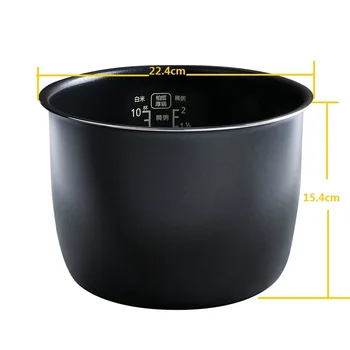 지능형 밥솥 그릇 탱크용 알루미늄 합금 탱크, 최신 기술 골드 밥솥 냄비, 2L, 3L, 4L, 5L