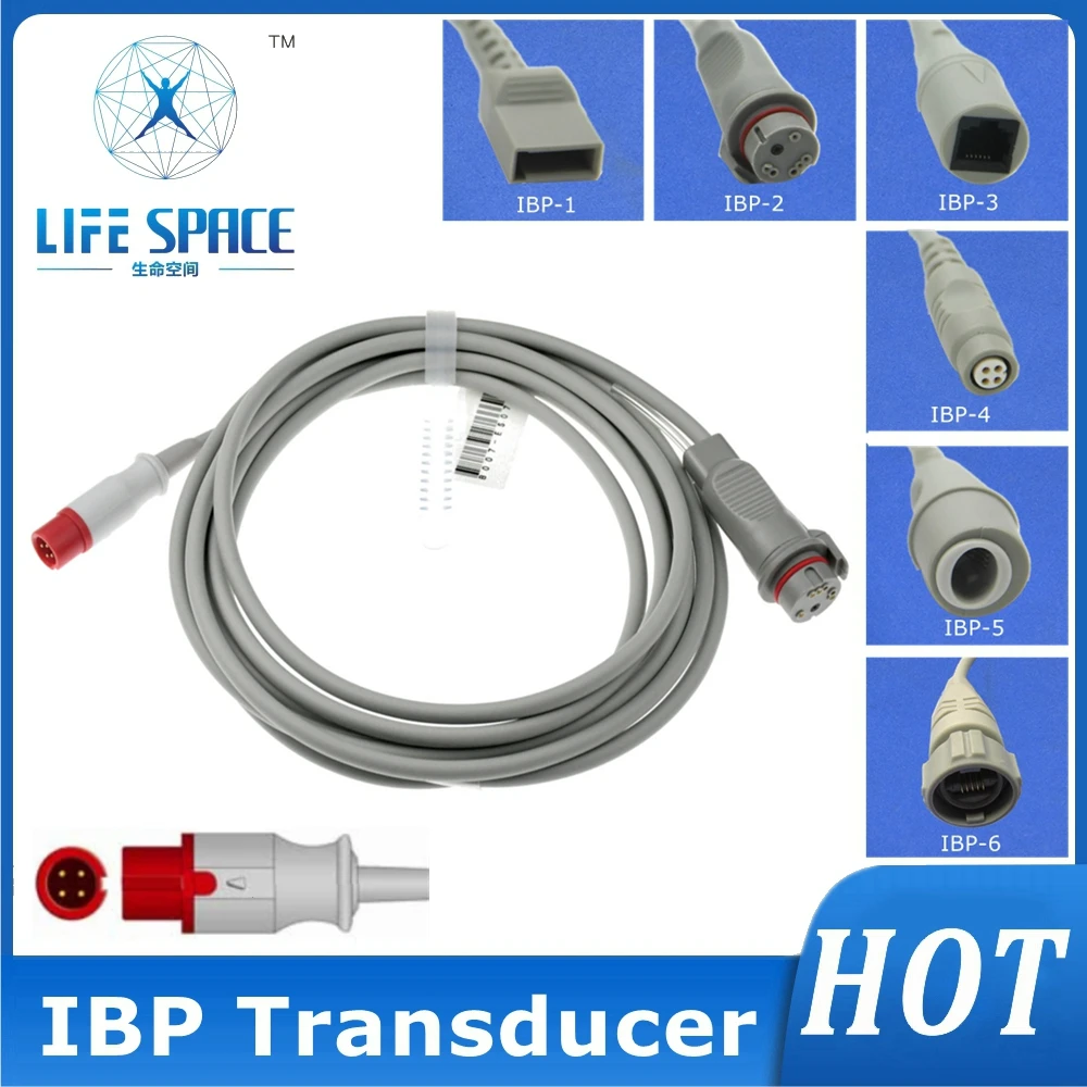 

IBP Cable For Utah BD Abbott B.Braun Edward Pressure Transducer FOR B*iolight A-Series