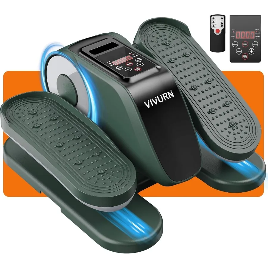 019 sous le bureau elliptique 12 vitesses réglables exercice de jambe motorisé pendant assis pour les personnes âgées vu à la télévision avec Ma antidérapant