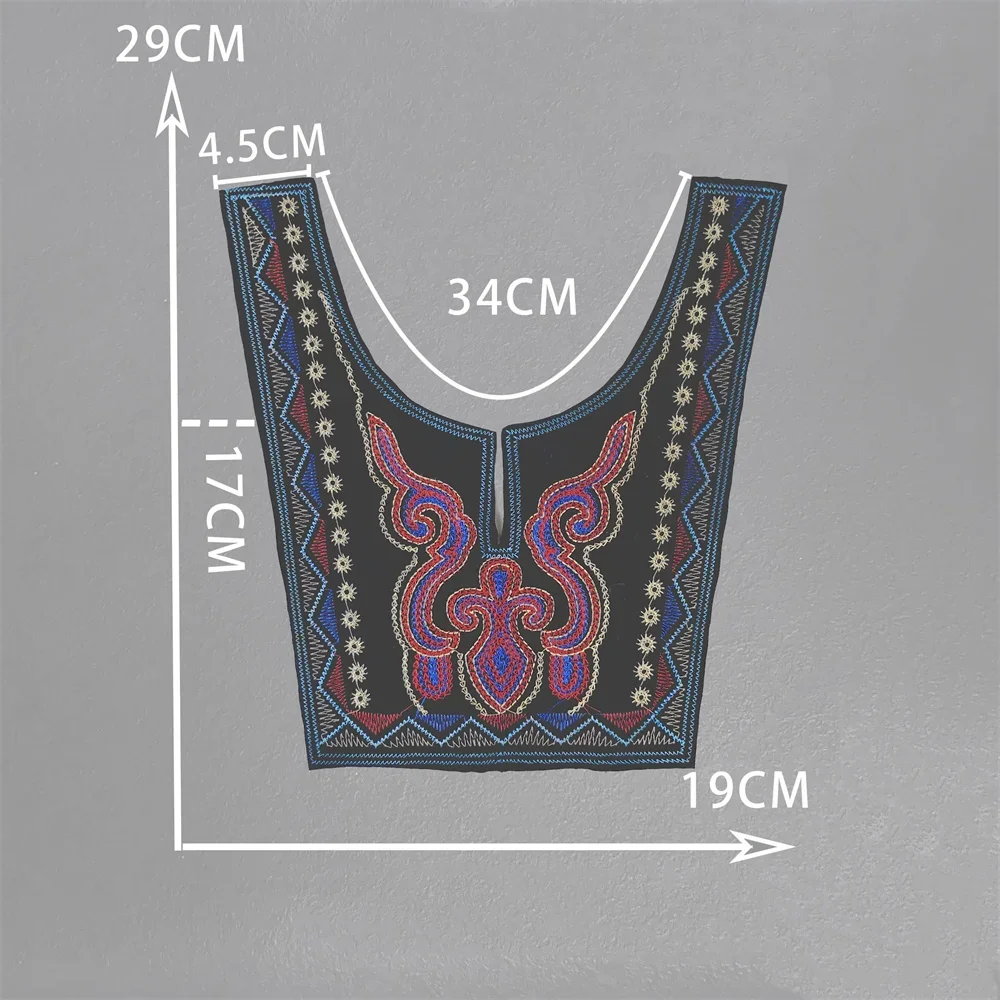 High quality DIY sewing water soluble embroidery Miao embroidery cheongsam costume clothing accessories lace ethnic decoration