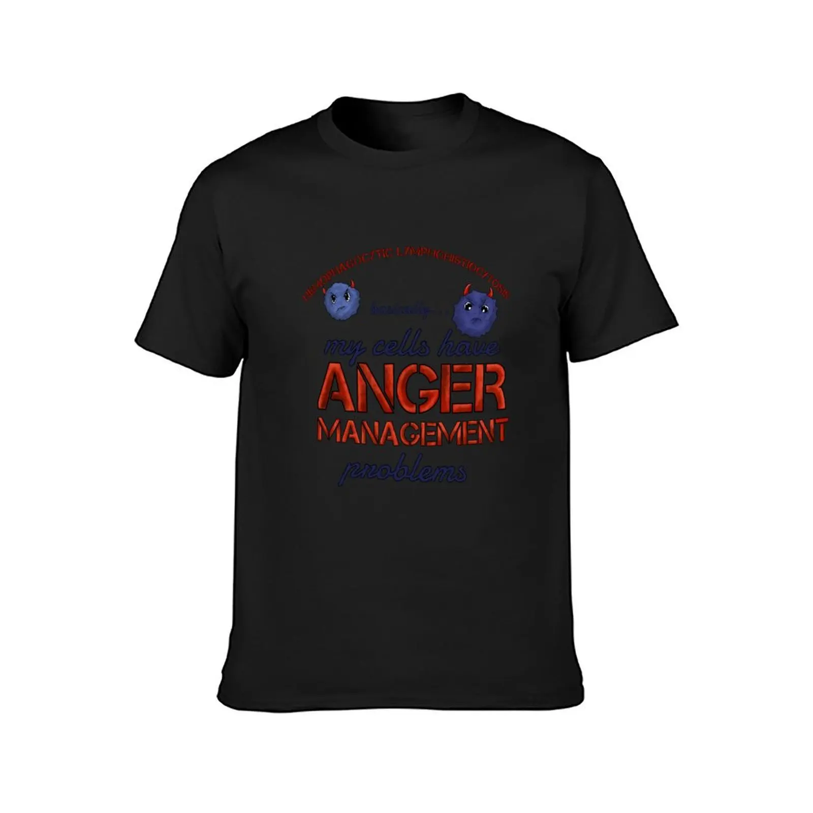 HLH Anger Management T-Shirt vintage clothes graphics boys animal print Men's t shirts