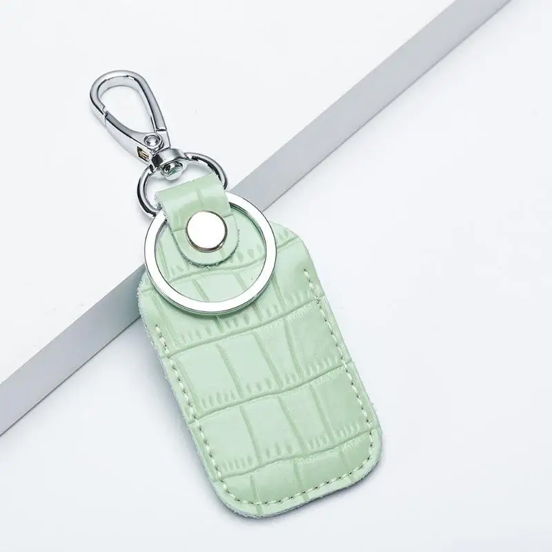 Card Sleeve Entrance Guard Access Keychain Leather Cover DIY For Alarm Tags Intercom Keys Tag Badge Case Access